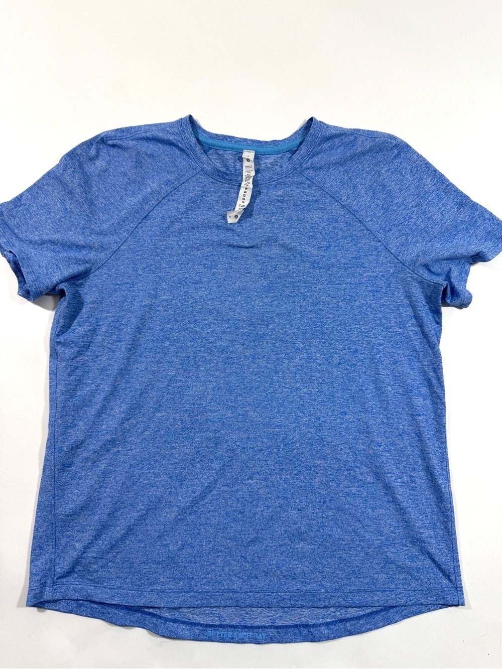 Lululemon License to Train Classic Fit Tee Shirt Blue